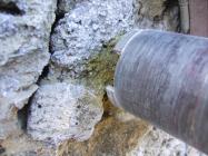 Chiesa di Sant'Agostino ad Asciano - perforazione