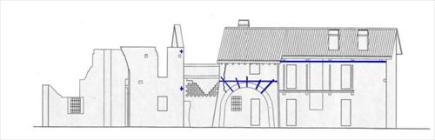 Case medioevali del borgo a Morghengo - opera