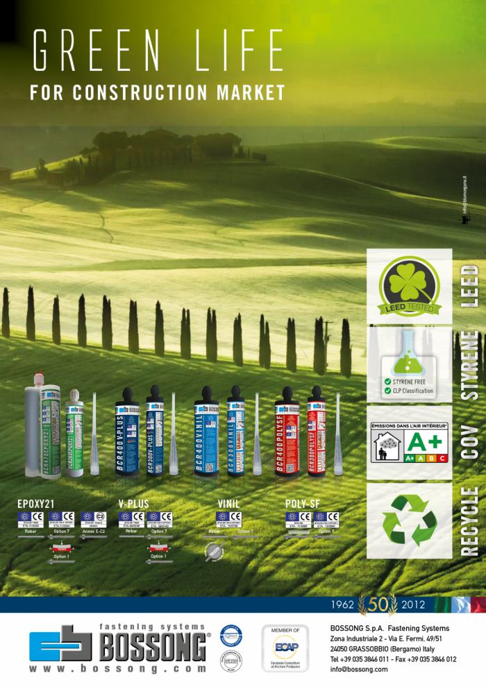 GREEN LIFE for construction market GREEN LIFE for construction market
