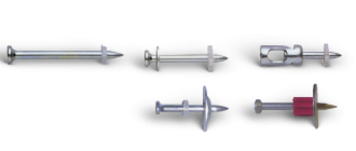 KD Chiodi a sparo Bossong, singoli e con rondella KD Chiodi a sparo Bossong, singoli e con rondella